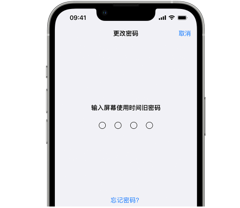 内乡iPhone屏幕维修分享iPhone屏幕使用时间密码忘记了怎么办 