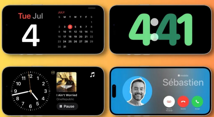 内乡苹果手机维修分享iOS17横屏充电待机显示有什么好处 