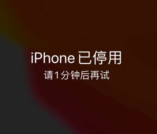 内乡苹果手机维修分享:iPhone 显示“不可用”或“已停用”怎么办？还能保留数据吗？ 