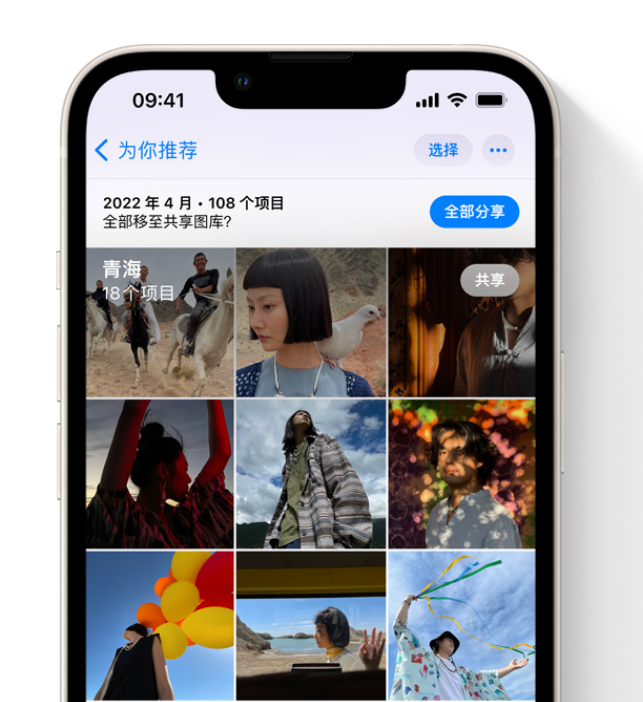 内乡苹果维修网点分享在 iPhone 上使用共享图库 