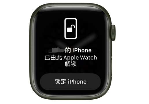 内乡苹果手机维修分享用 AppleWatch 解锁配备面容 ID 的 iPhone方法 